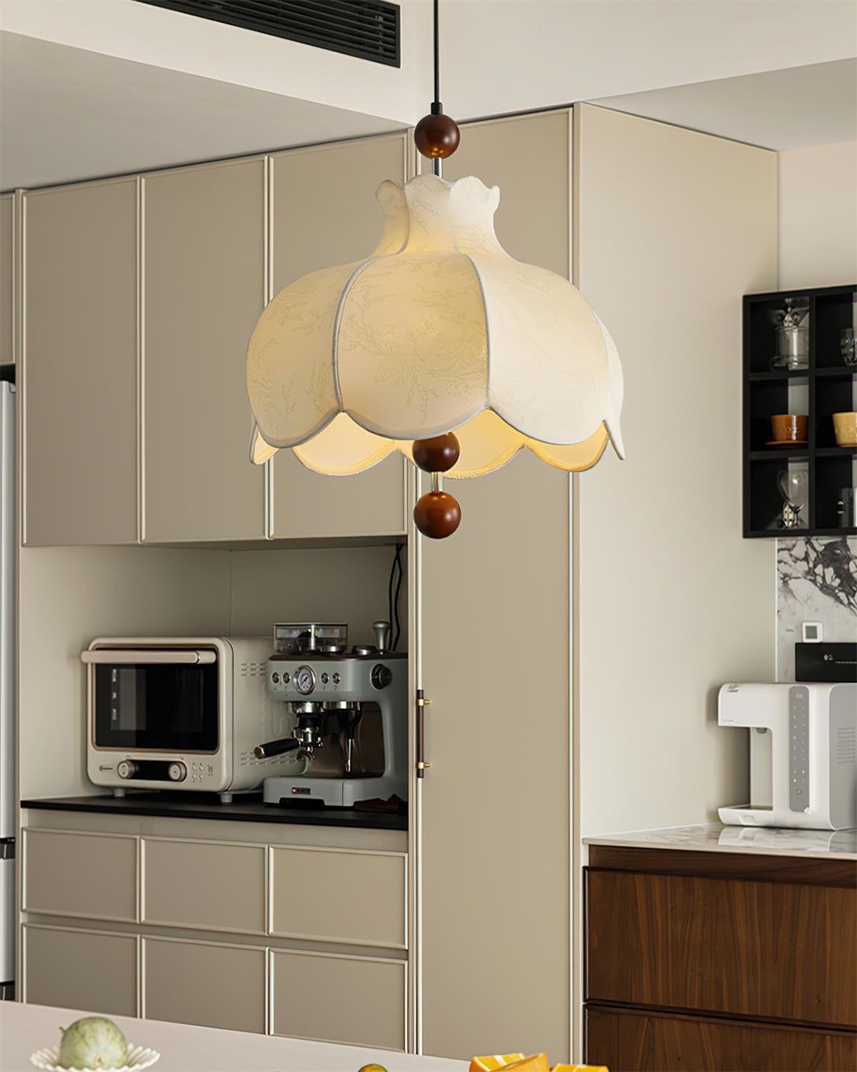 Urenford Fabric Pendant Light-Moonnatur