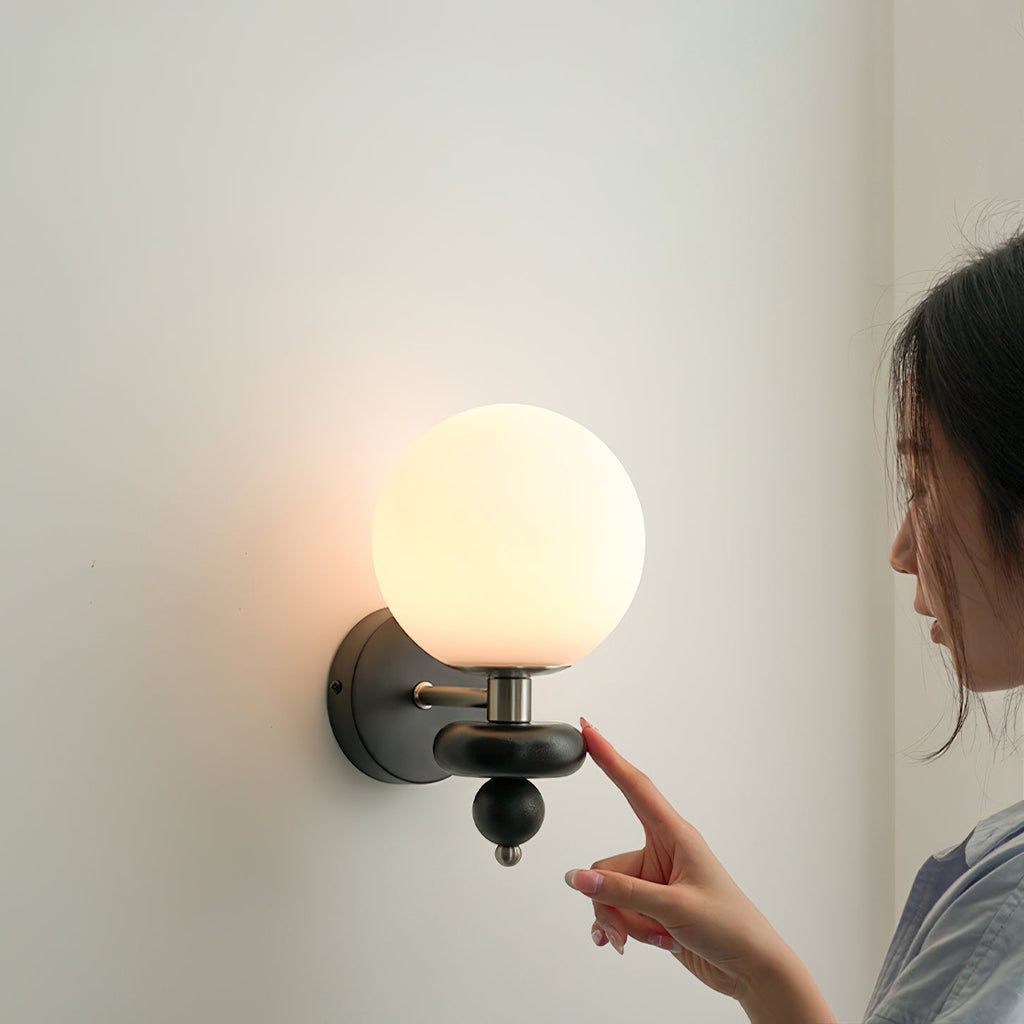 Erlenaelle Glass Wall Light-Moonnatur