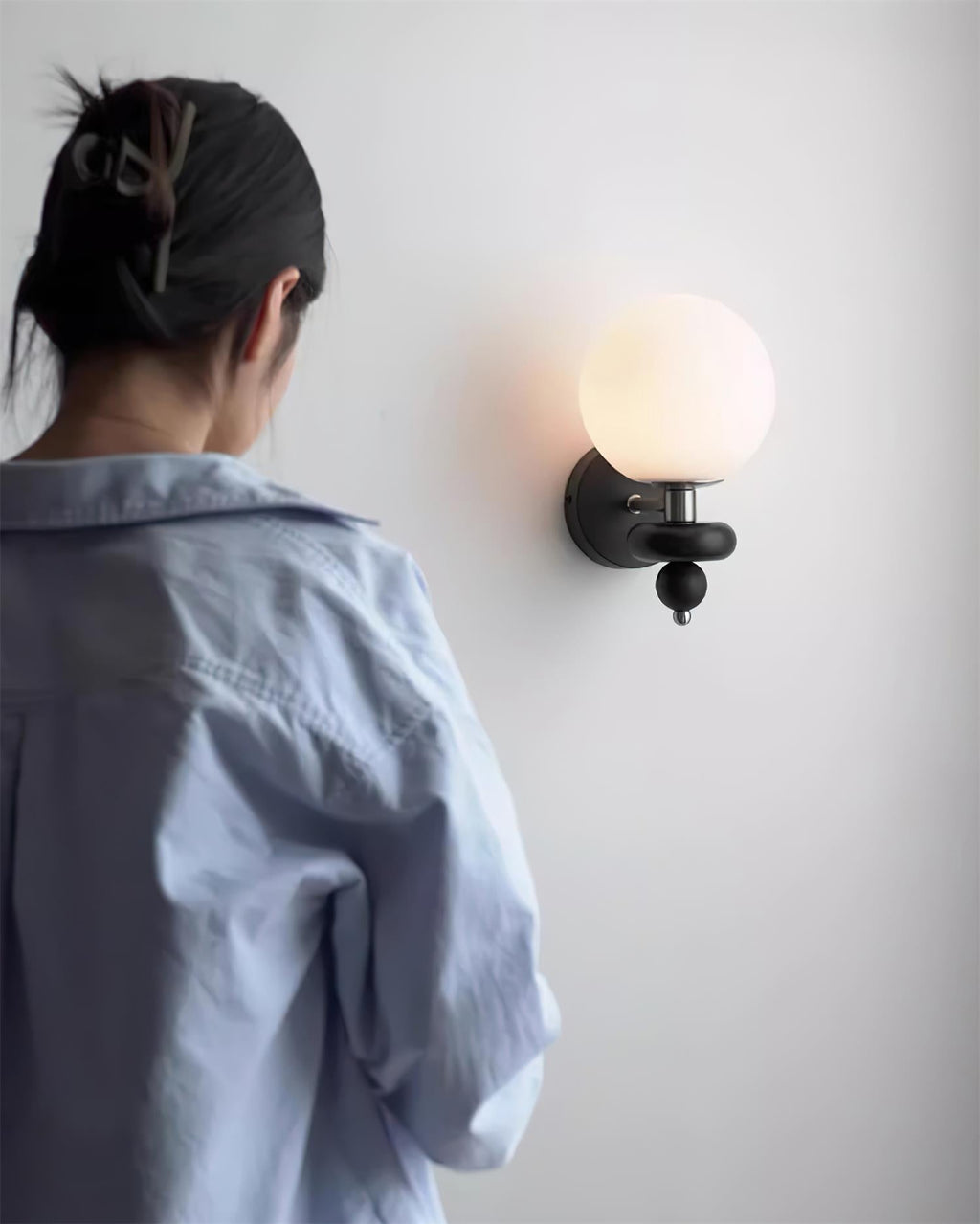 Erlenaelle Glass Wall Light-Moonnatur