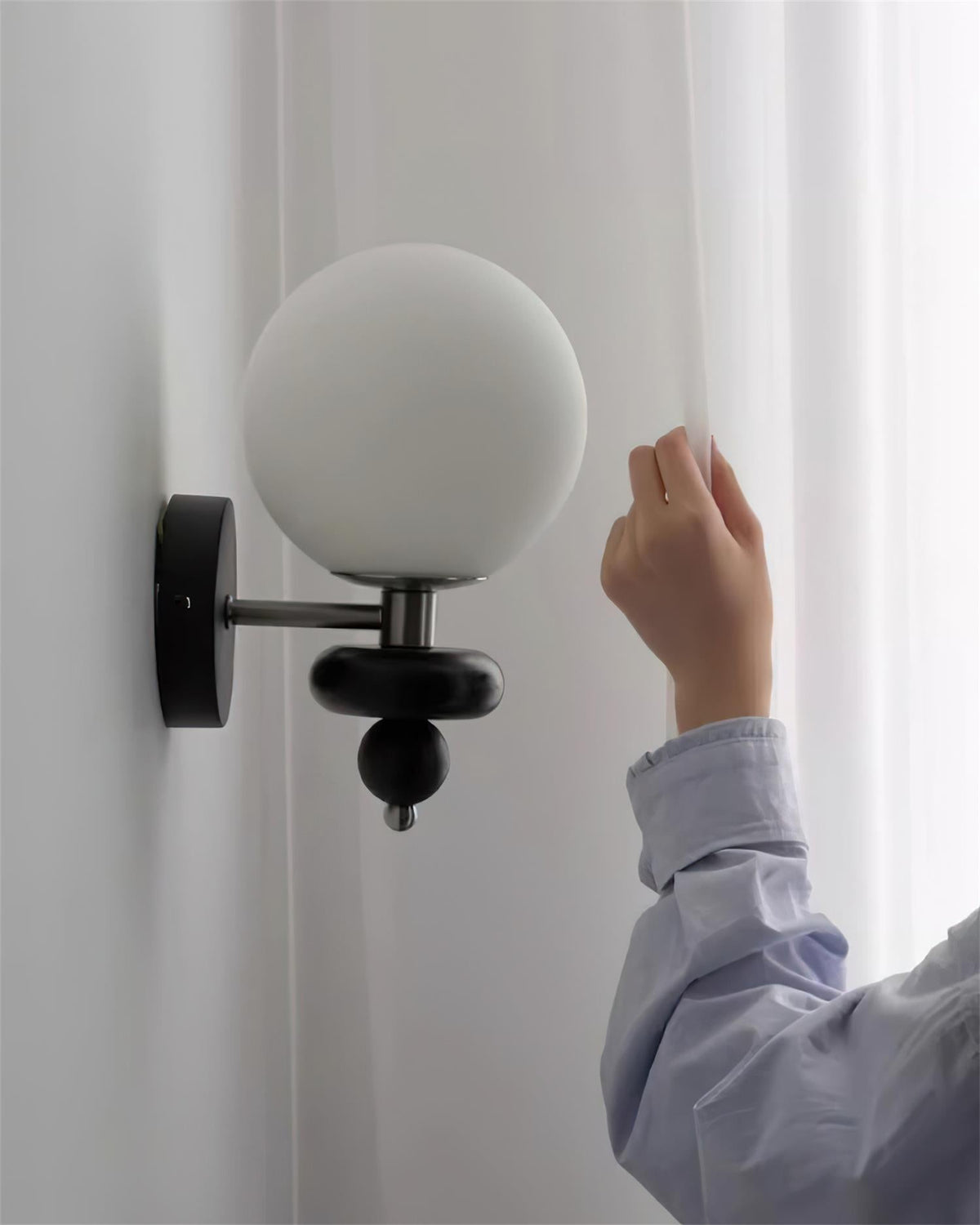 Erlenaelle Glass Wall Light-Moonnatur