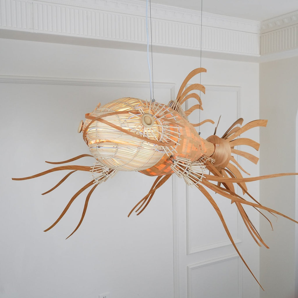 Helrenella Wood Chandelier-Moonnatur
