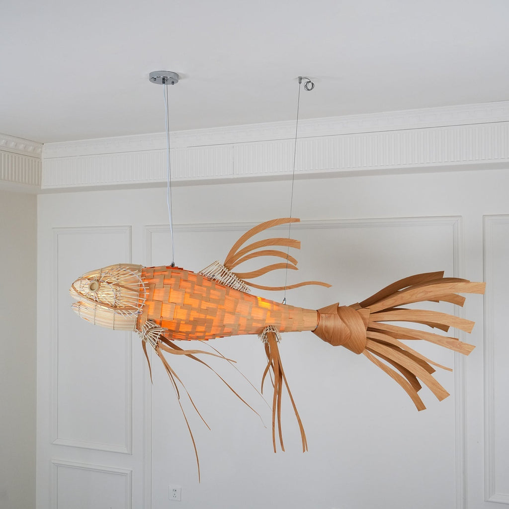 Helrenella Wood Chandelier-Moonnatur
