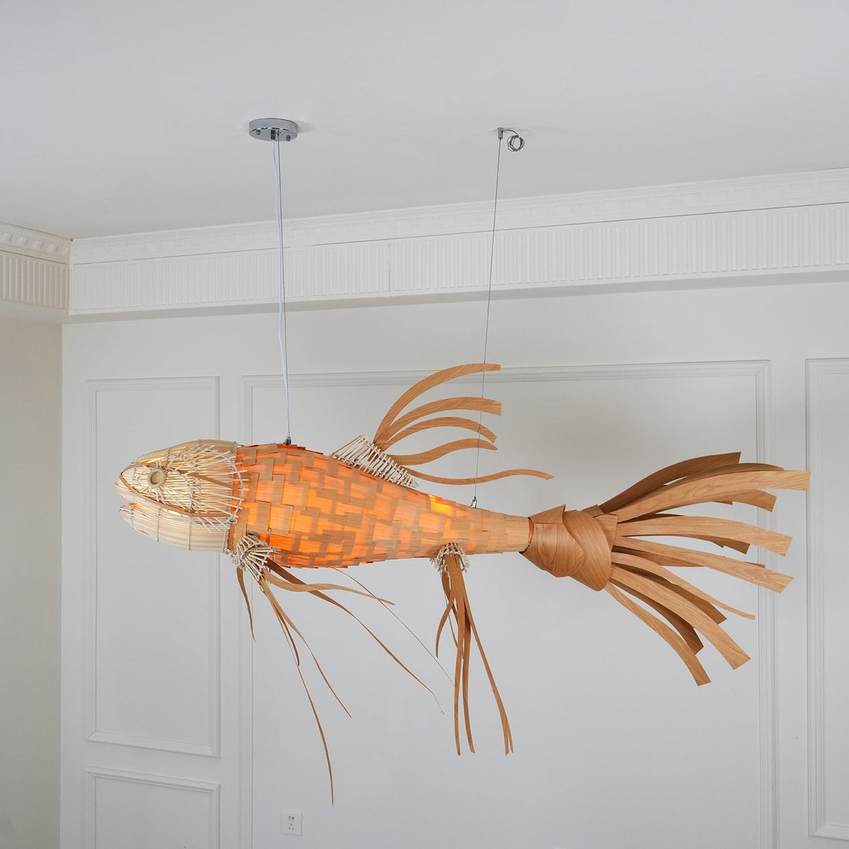Helrenella Wood Chandelier-Moonnatur