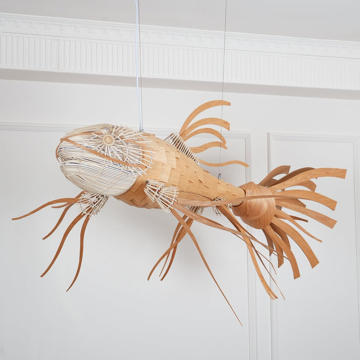 Helrenella Wood Chandelier-Moonnatur