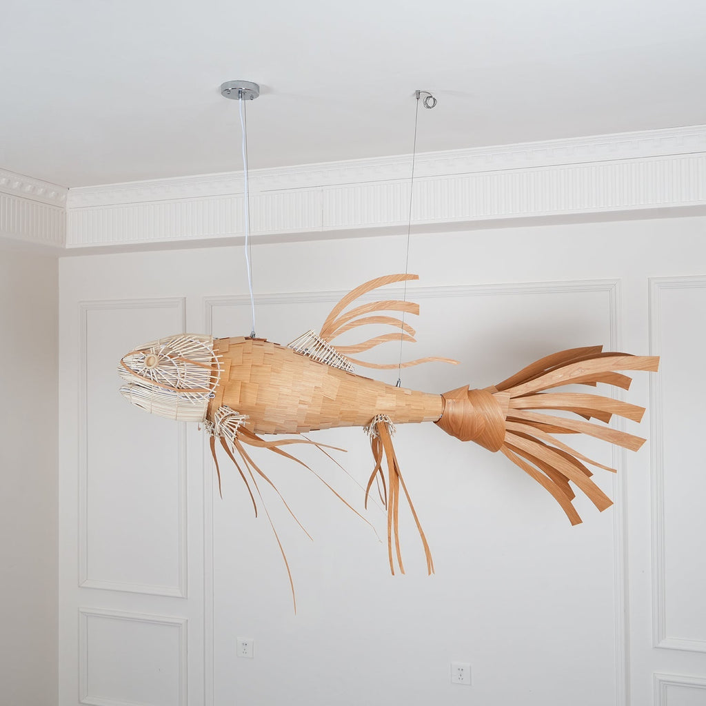 Helrenella Wood Chandelier-Moonnatur
