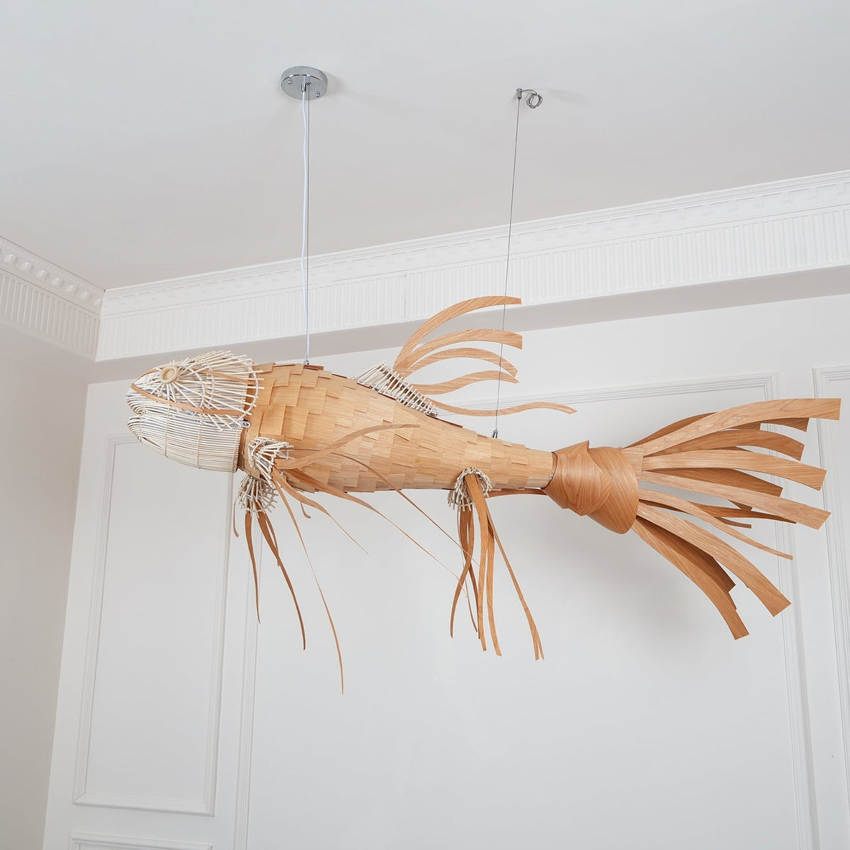 Helrenella Wood Chandelier-Moonnatur