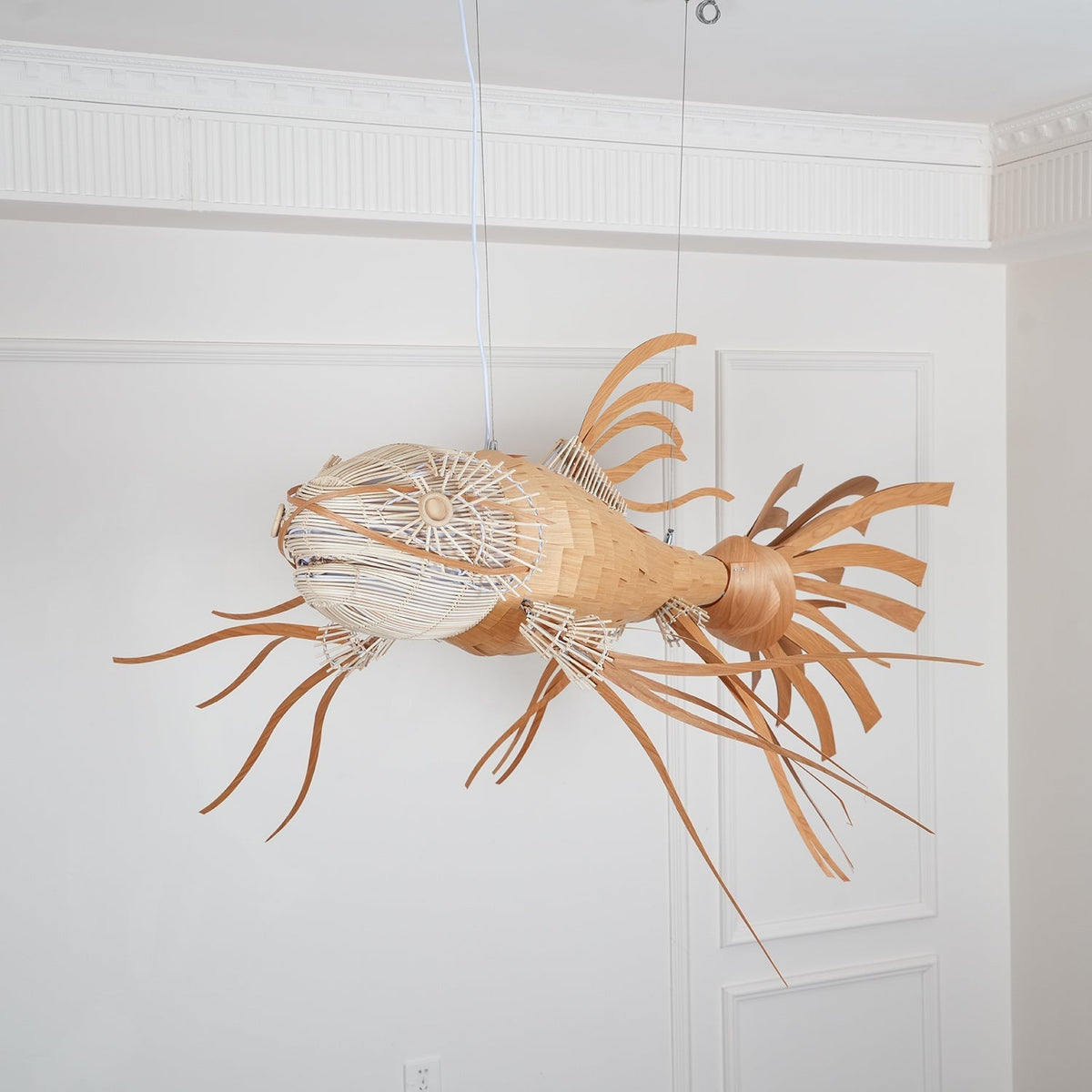 Helrenella Wood Chandelier-Moonnatur