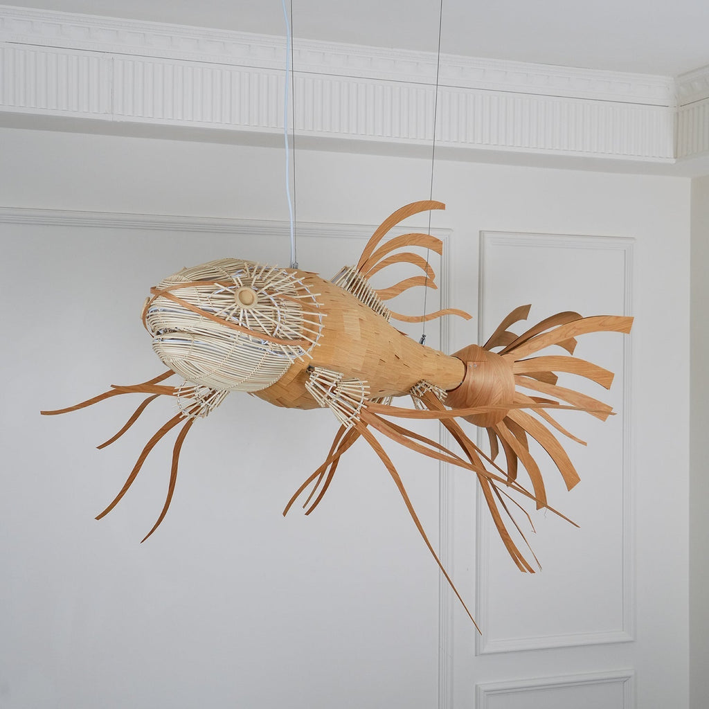 Helrenella Wood Chandelier-Moonnatur