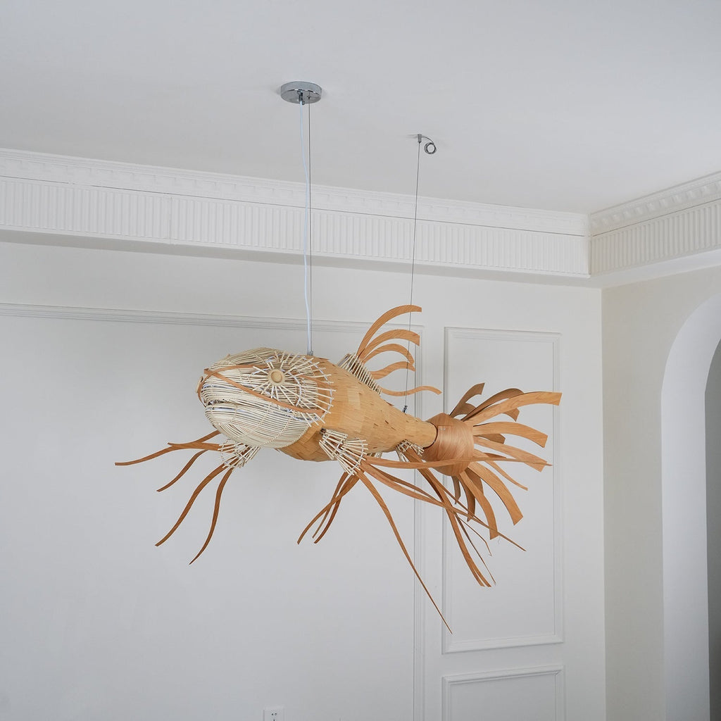 Helrenella Wood Chandelier-Moonnatur