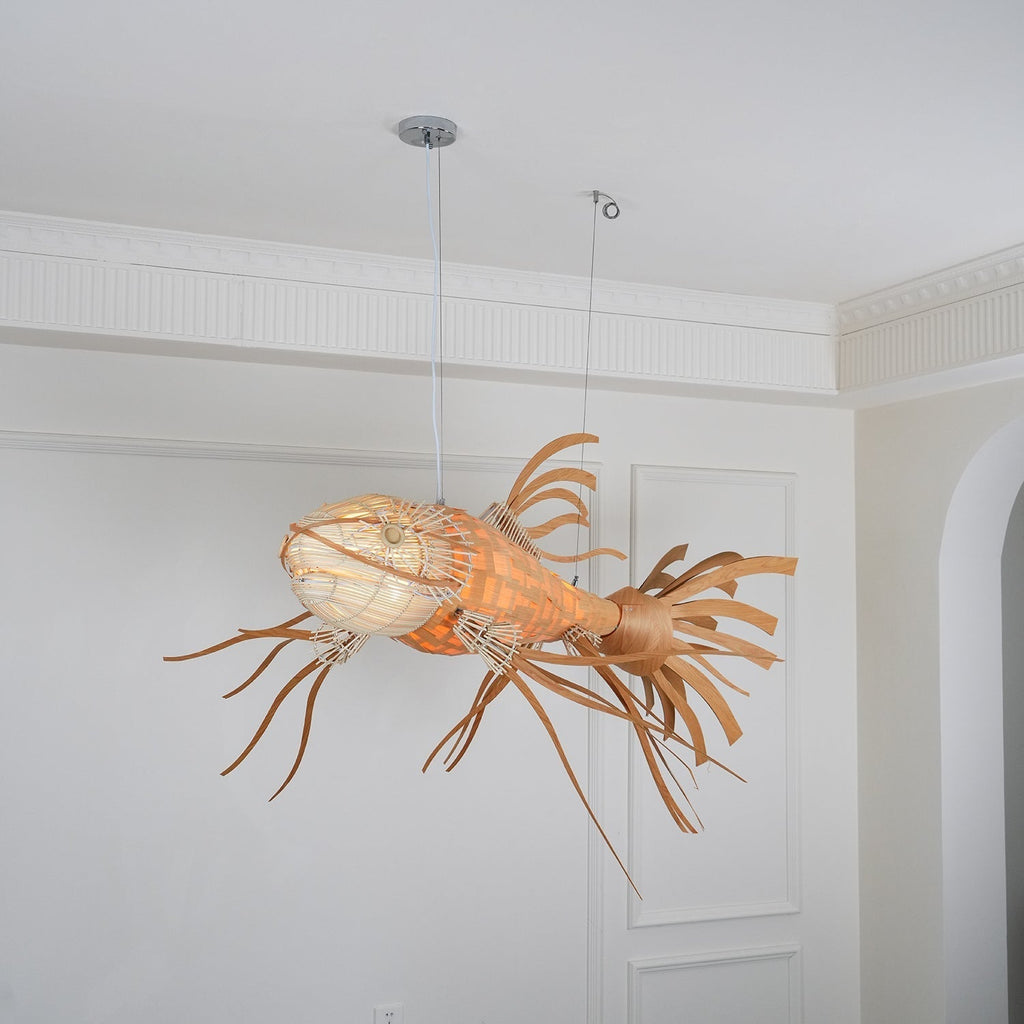 Helrenella Wood Chandelier-Moonnatur