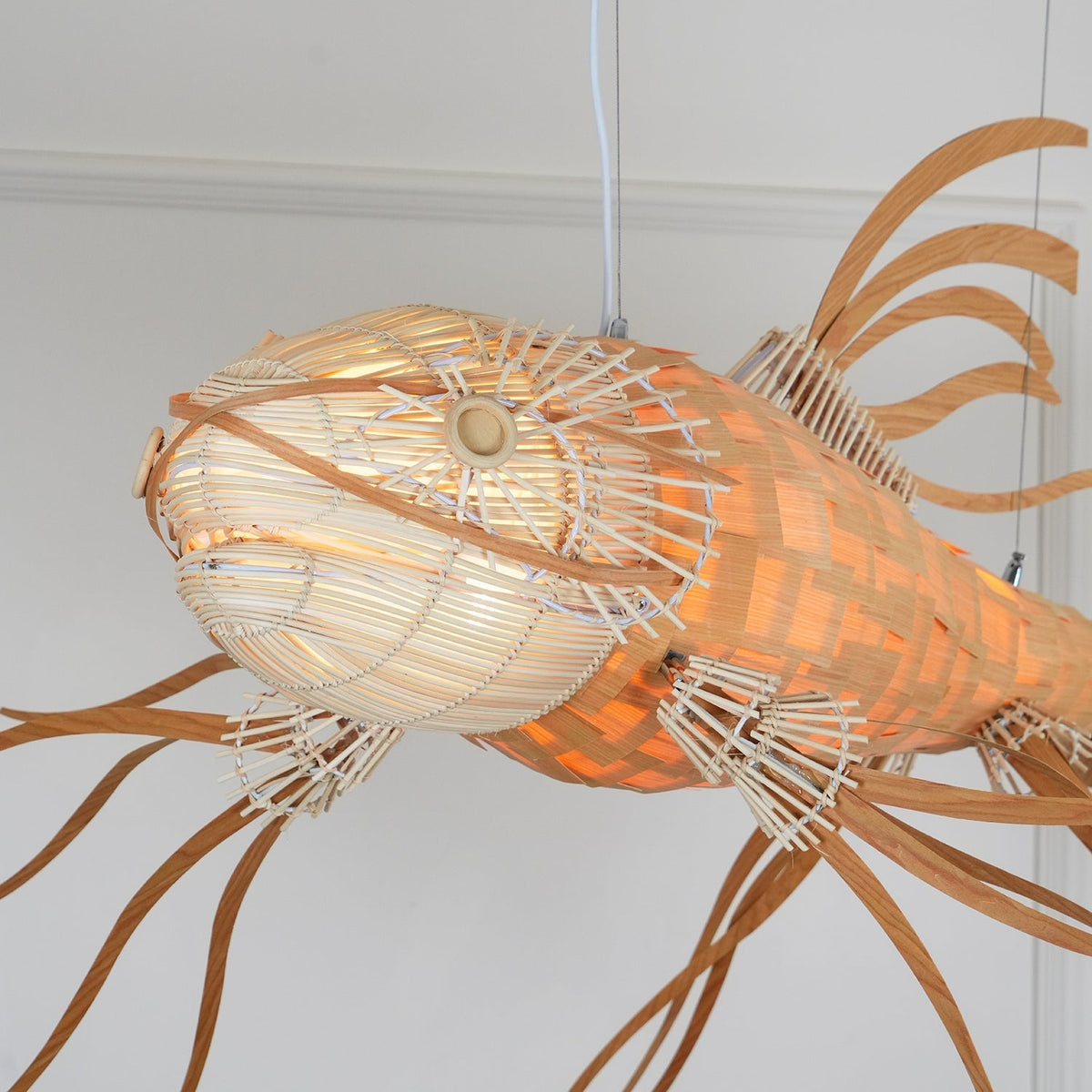 Helrenella Wood Chandelier-Moonnatur