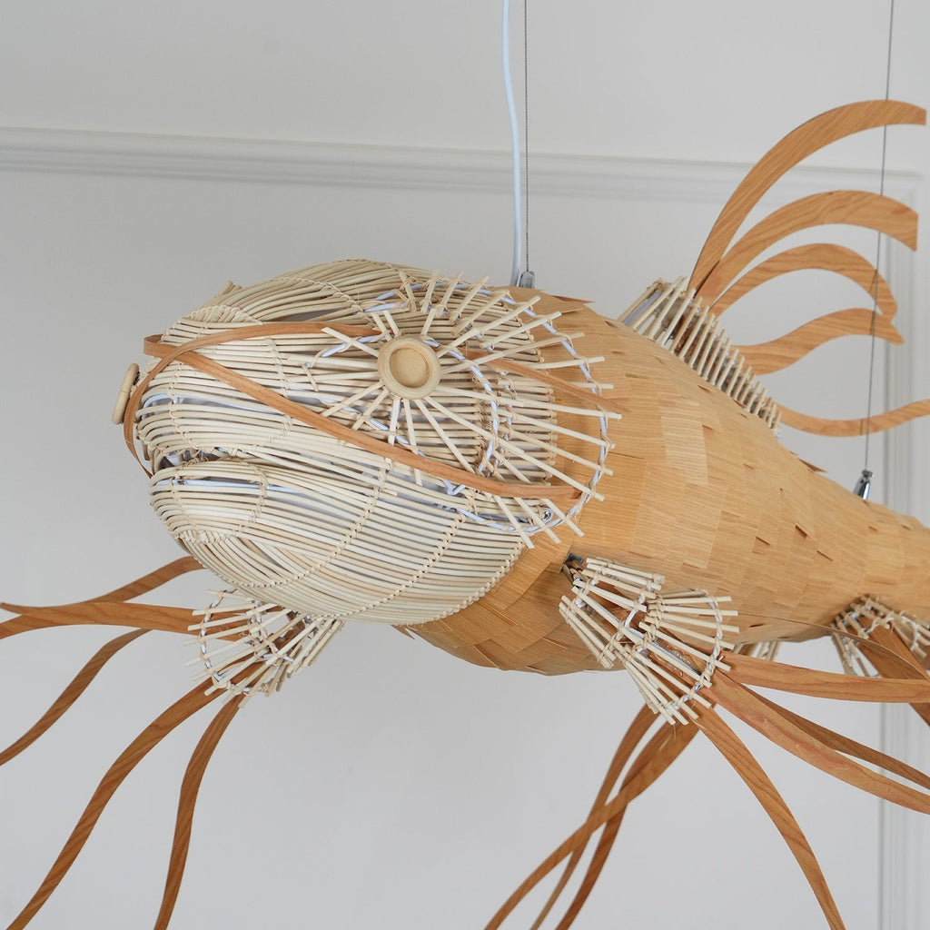 Helrenella Wood Chandelier-Moonnatur