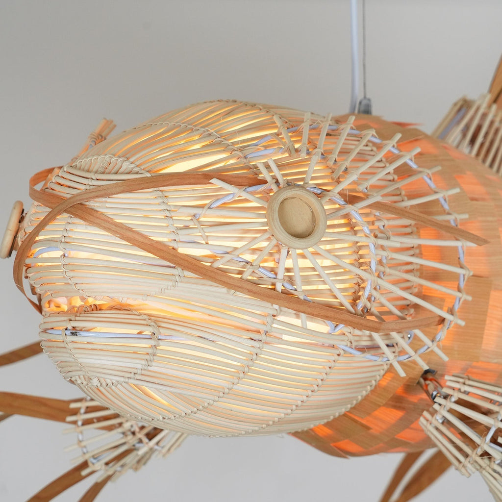 Helrenella Wood Chandelier-Moonnatur