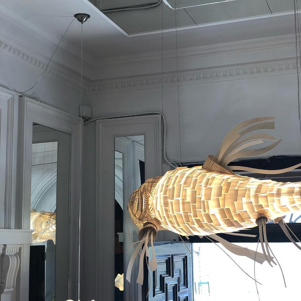 Helrenella Wood Chandelier-Moonnatur