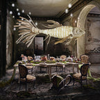 Helrenella Wood Chandelier-Moonnatur