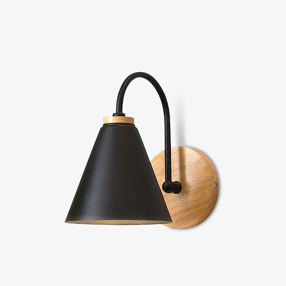 Laelenna Wood Wall Light-Moonnatur