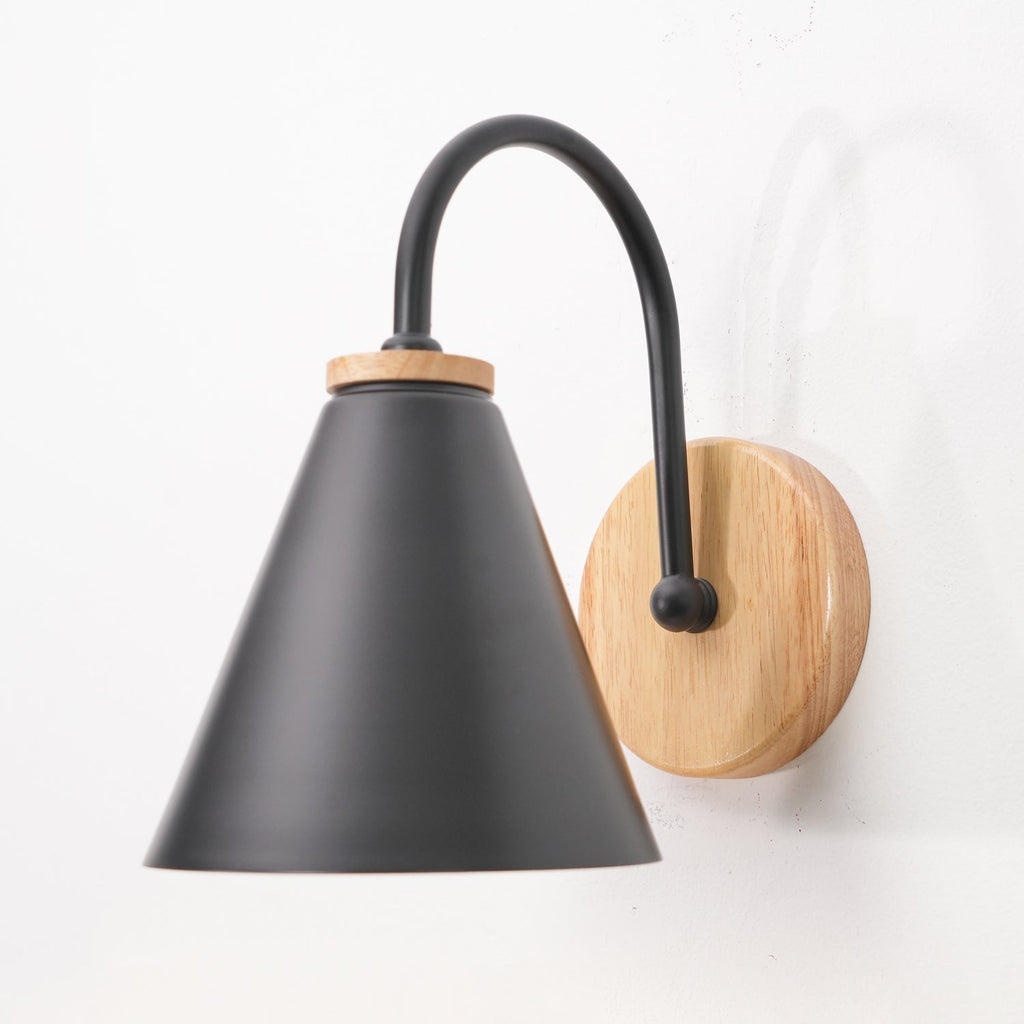 Laelenna Wood Wall Light-Moonnatur