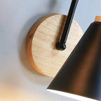 Laelenna Wood Wall Light-Moonnatur