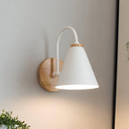 Laelenna Wood Wall Light-Moonnatur