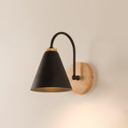 Laelenna Wood Wall Light-Moonnatur