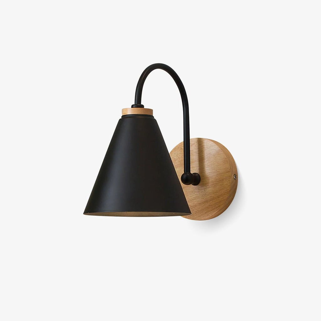 Laelenna Wood Wall Light-Moonnatur