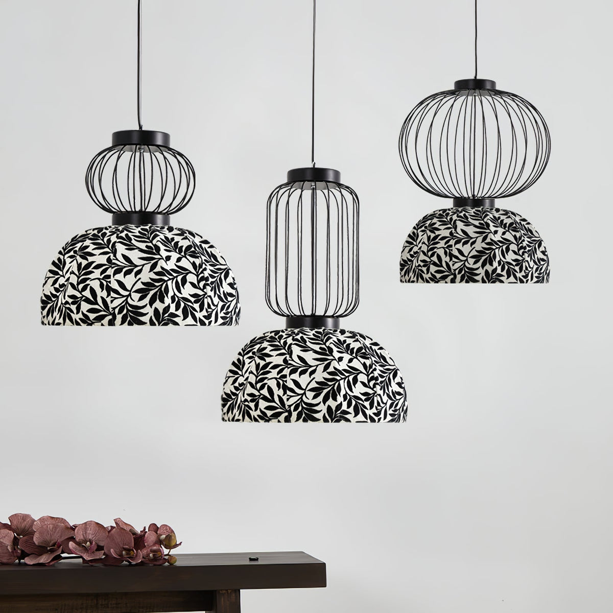 Galdenlynne Fabric Pendant Light-Moonnatur