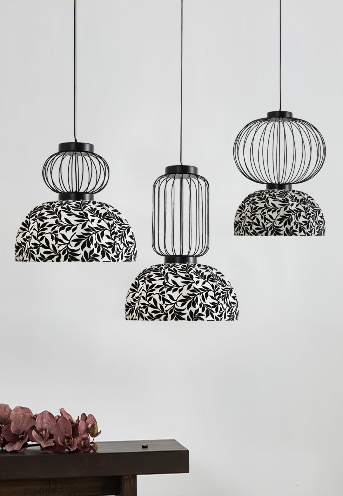 Galdenlynne Fabric Pendant Light-Moonnatur