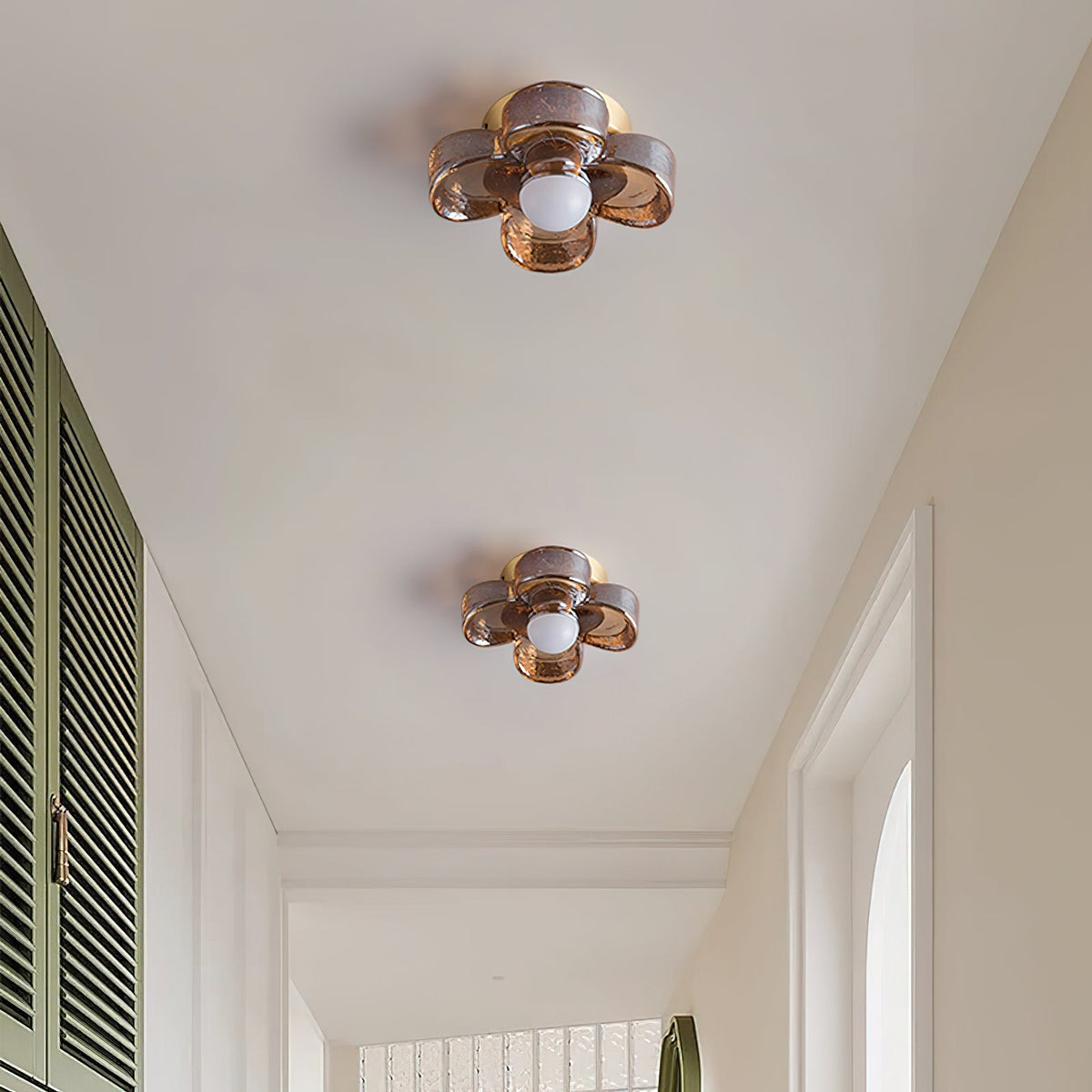 Haldelheath Acrylic Ceiling Light-Moonnatur