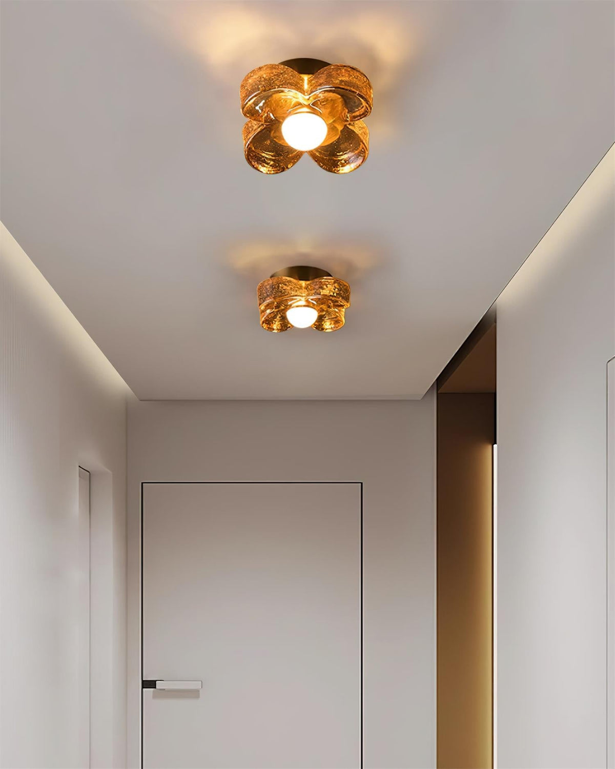 Haldelheath Acrylic Ceiling Light-Moonnatur