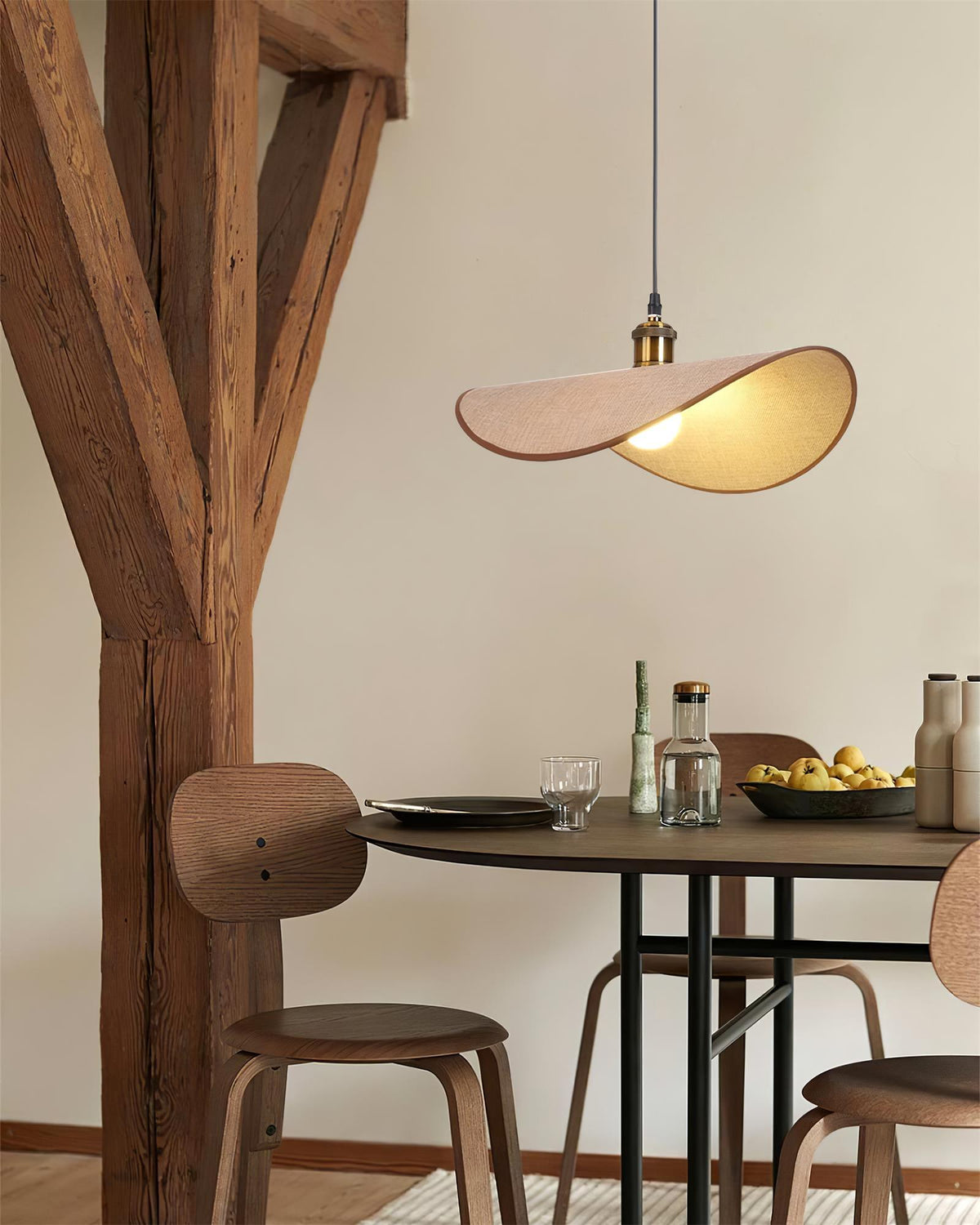 Penrelelis Fabric Pendant Light-Moonnatur