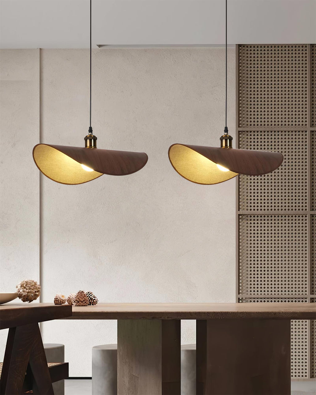 Penrelelis Fabric Pendant Light-Moonnatur