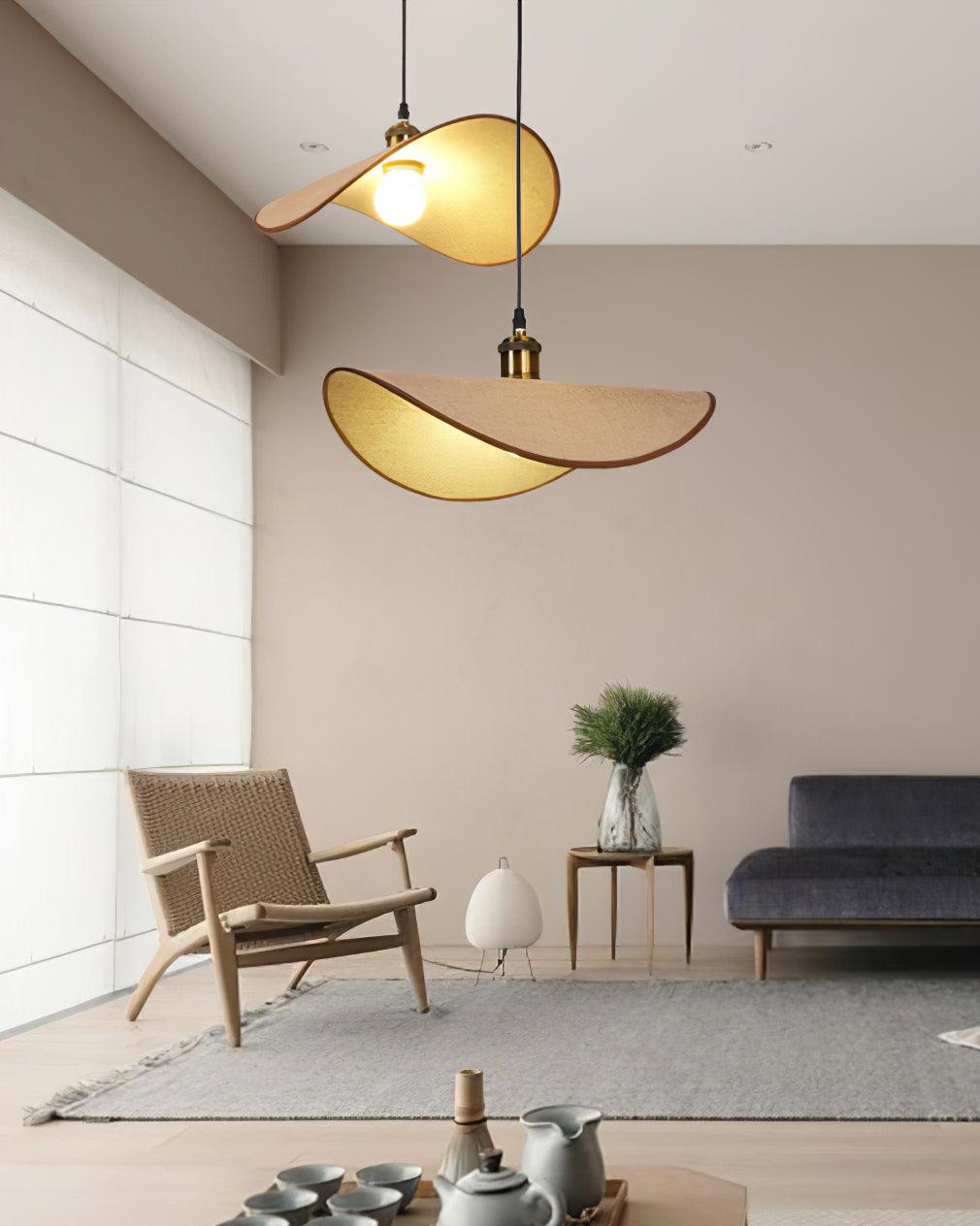 Penrelelis Fabric Pendant Light-Moonnatur