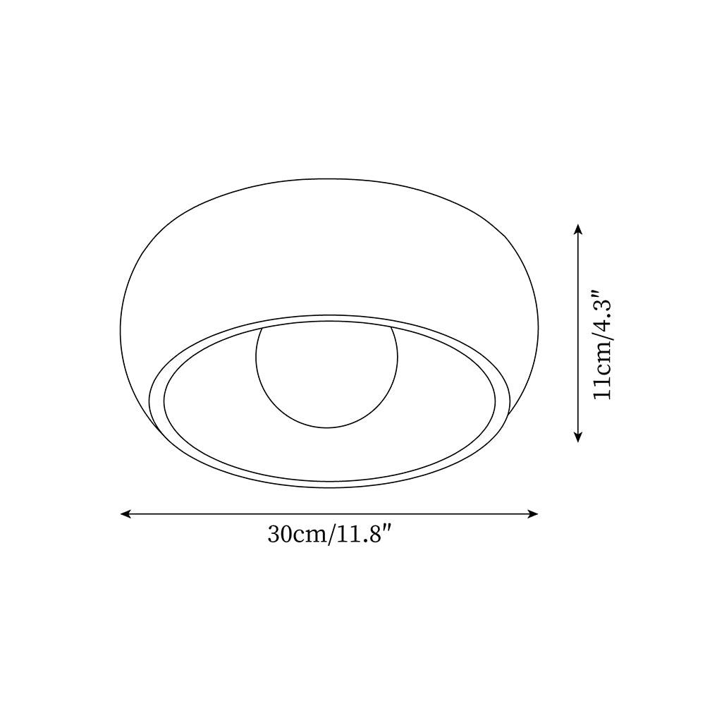 Norrelis Metal Ceiling Light-Moonnatur