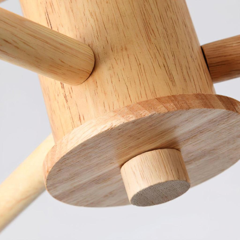 Laelia Wood Chandelier-Moonnatur