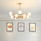 Laelia Wood Chandelier-Moonnatur
