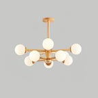 Laelia Wood Chandelier-Moonnatur
