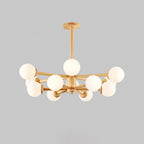 Laelia Wood Chandelier-Moonnatur