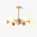 Laelia Wood Chandelier-Moonnatur
