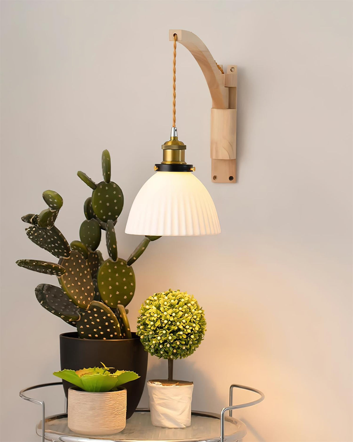 Ivrenden Ceramic Wall Light-Moonnatur