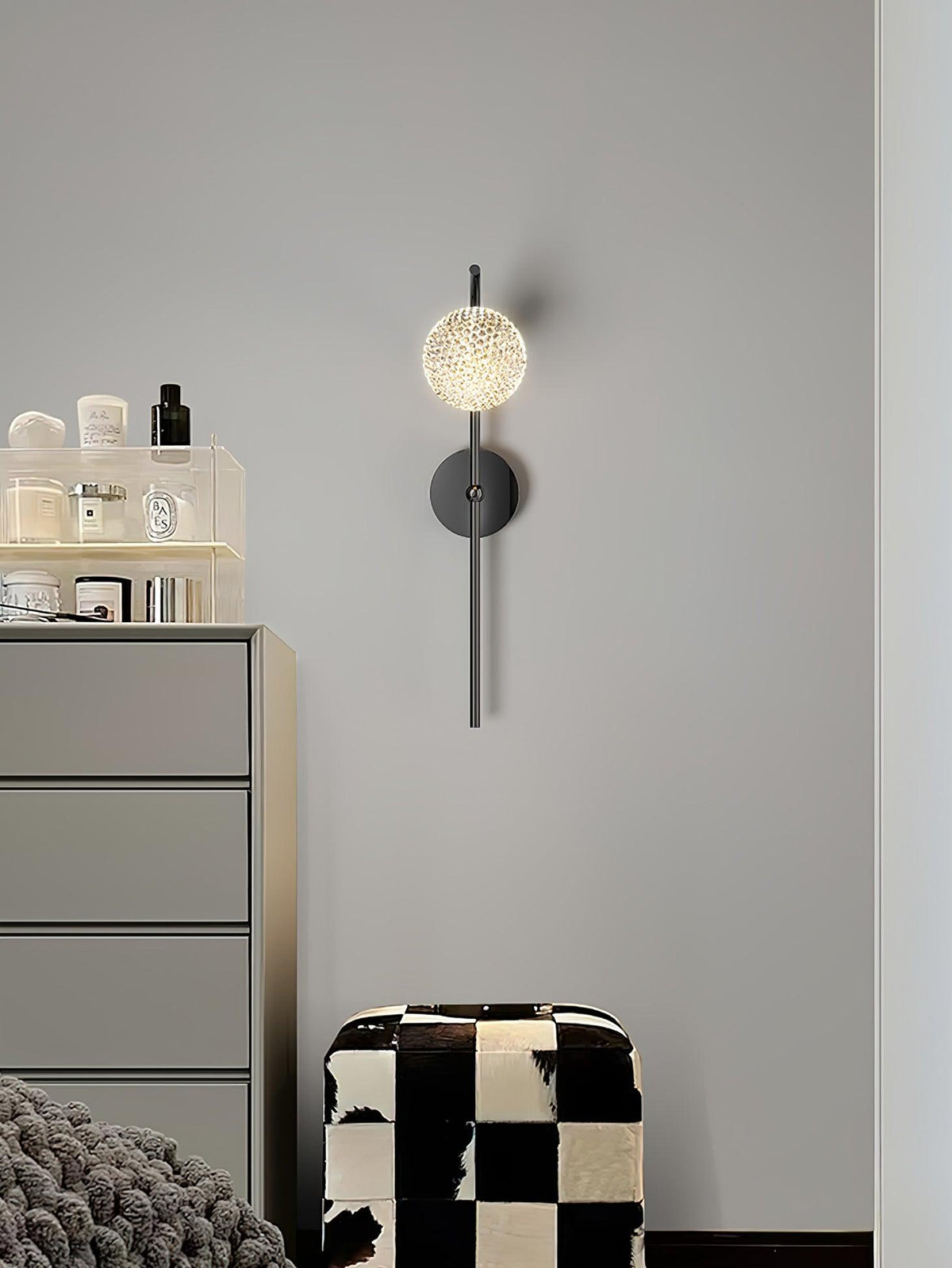 Kestina Crystal Wall Light-Moonnatur