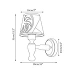 Finvervale Fabric Wall Light-Moonnatur