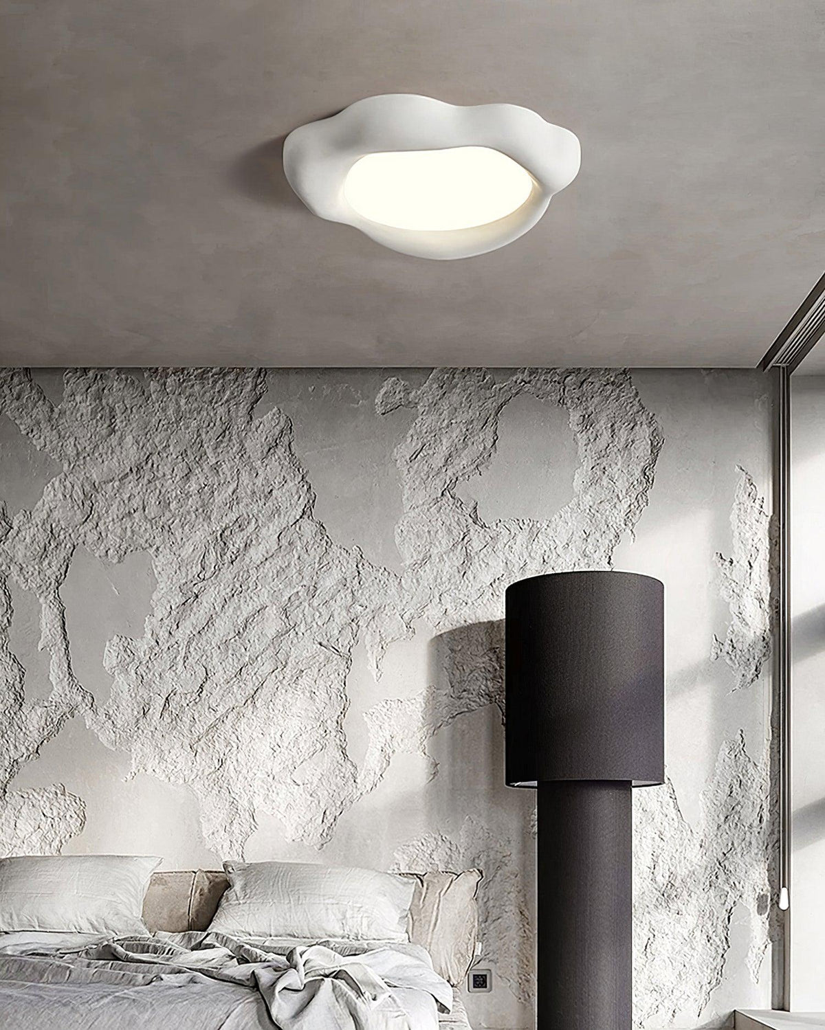 Baldenaria Resin Ceiling Light-Moonnatur
