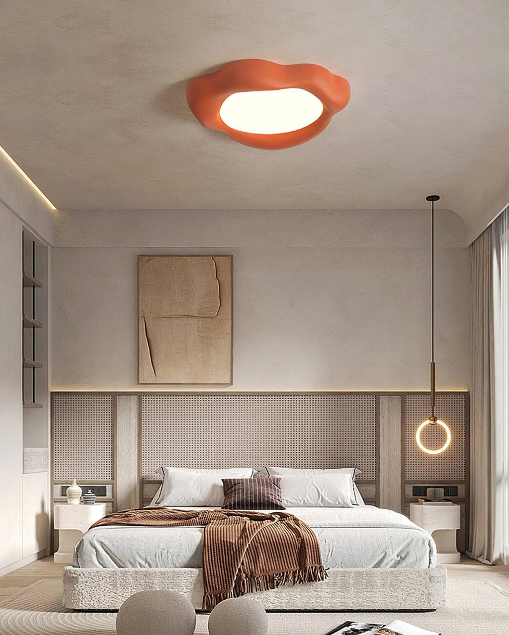 Baldenaria Resin Ceiling Light-Moonnatur