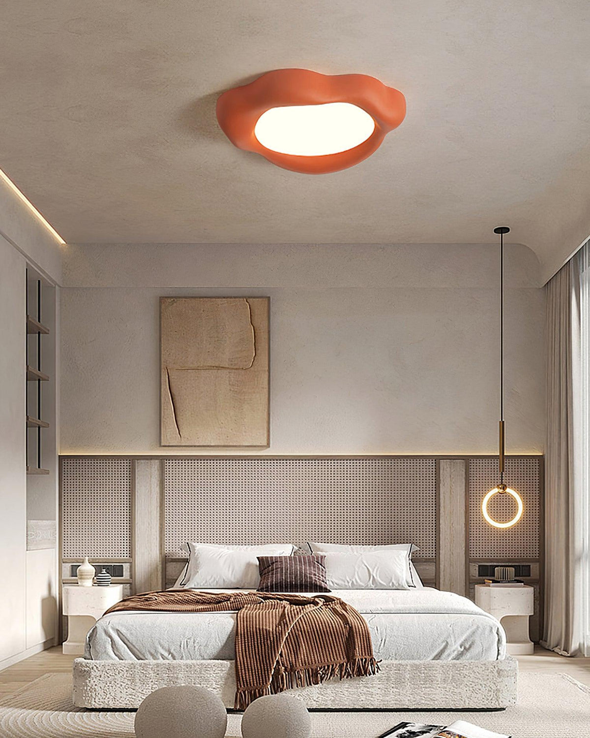 Baldenaria Resin Ceiling Light-Moonnatur