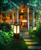 Aveniel Iron Post Light-Moonnatur