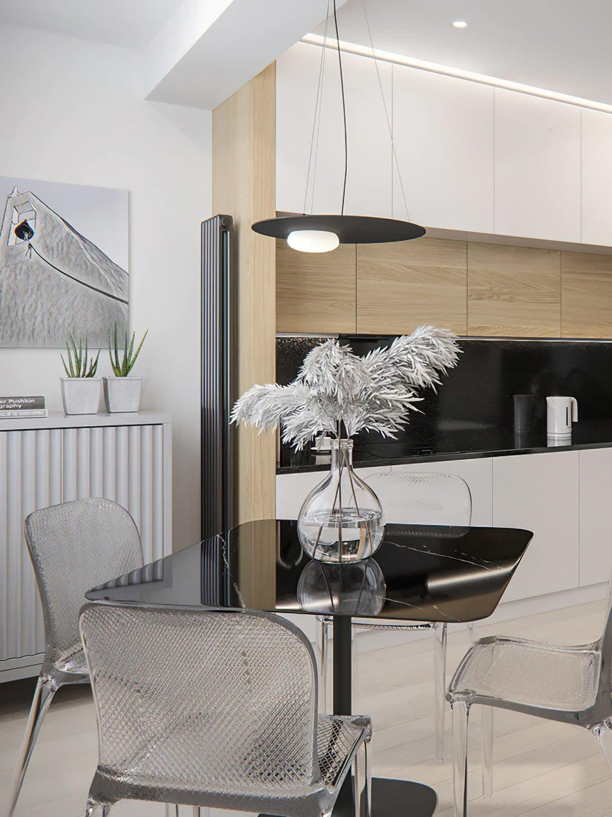 Carrowwyn Glass Pendant Light-Moonnatur