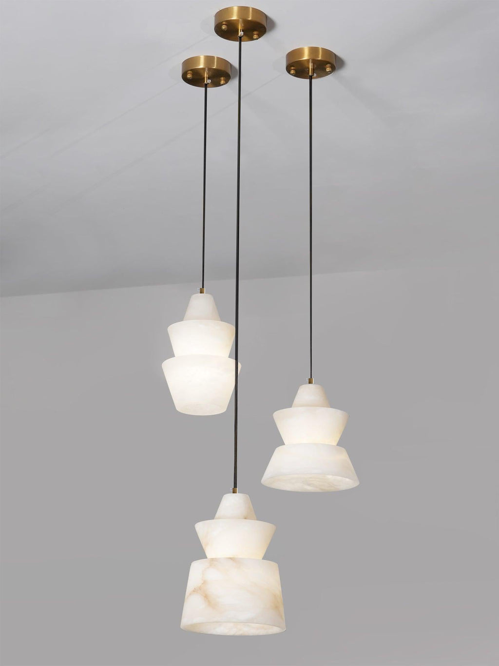Garnelelyn Alabaster Pendant Light-Moonnatur