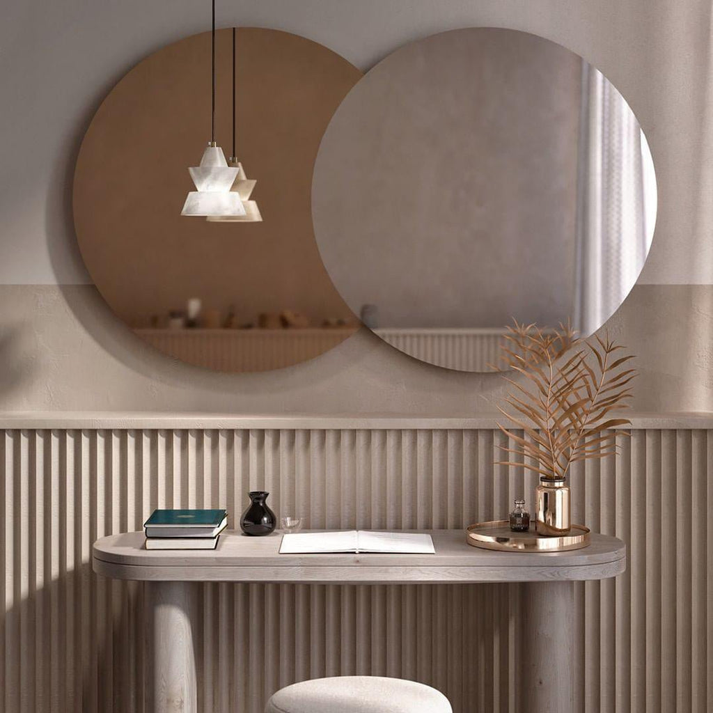 Garnelelyn Alabaster Pendant Light-Moonnatur