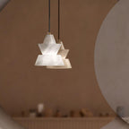Garnelelyn Alabaster Pendant Light-Moonnatur
