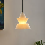 Garnelelyn Alabaster Pendant Light-Moonnatur